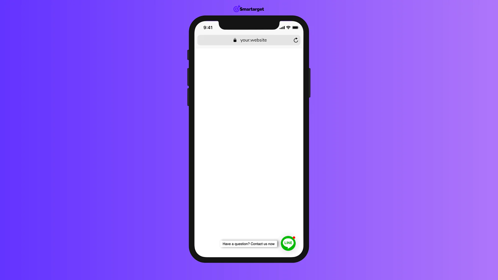 Line Chat - Contact Us for Webnode