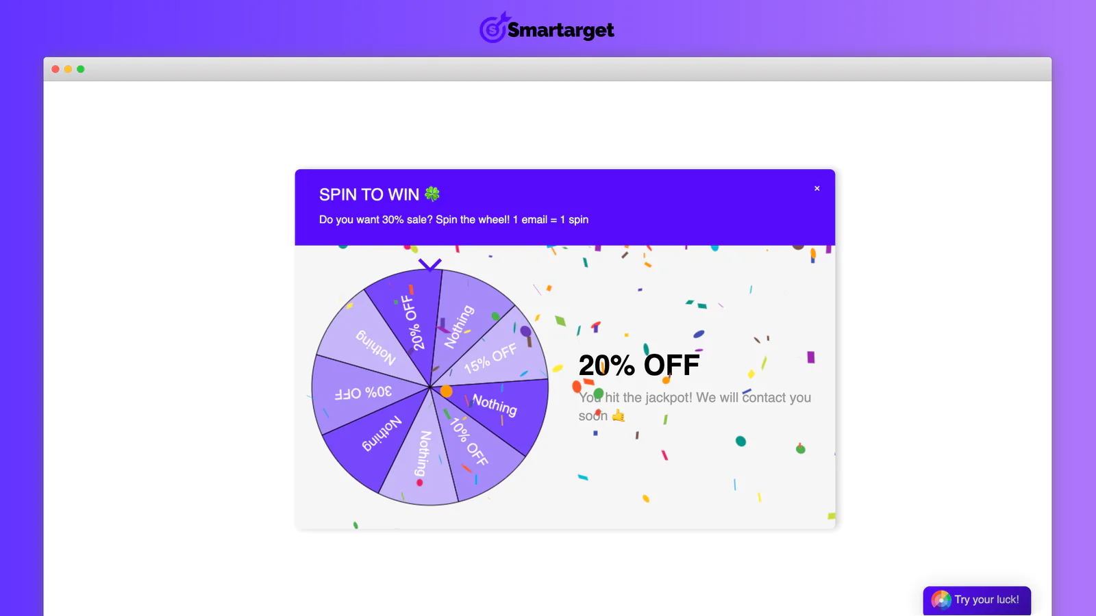 Lucky Wheel for Yahoo-store