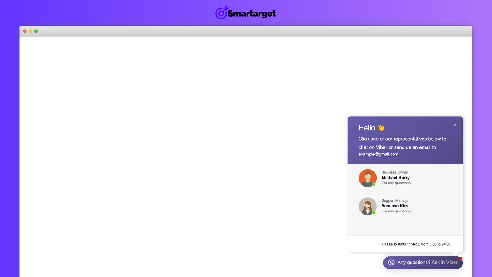 Viber - Contact Us for Rocketspark
